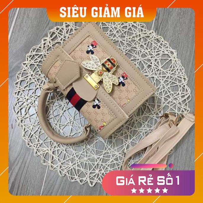 HOT - Túi xách nữ đẹp, túi xách khóa ong, thiết kế sang trọng, hàng loại đẹp mã DT52