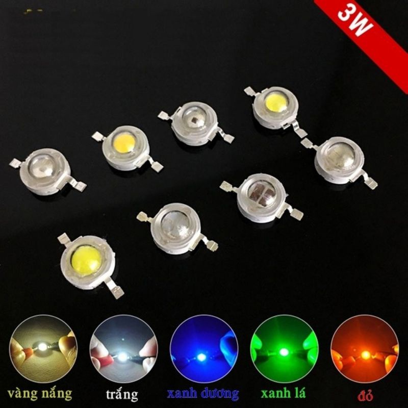Bóng Đèn Led Siêu Sáng, Nhiều Màu Sắc