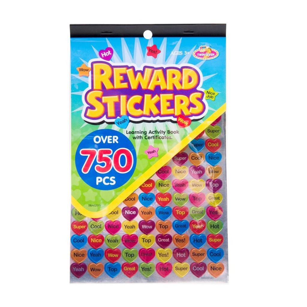 750 Miếng Dán Sticker Lời Khen Thưởng Teacher Praise Reward Stickers