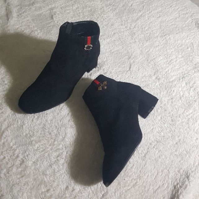 Bốt da lộn, bốt ong.gót 5p hàng qc | BigBuy360 - bigbuy360.vn