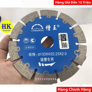 Lưỡi cắt tường Caowang 125m 133mm 156mm | lưỡi cắt rãnh tường | lưỡi cắt đá | cắt bê tông | hàng xịn chất lượng