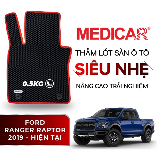 MEDICAR - Thảm Lót Sàn ô tô Ford Ranger Raptor (2019 - 2021)