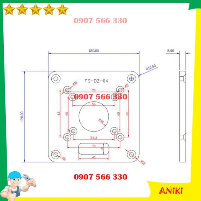 Tấm gá máy phay gỗ cầm tay - Mặt máy phay bàn mini QE020