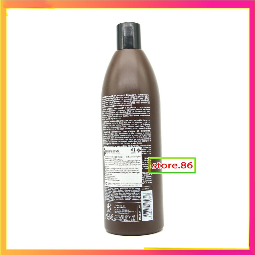Dầu gội dưỡng ẩm phục hồi tóc, mềm mượt gội không gàu không ngứa cặp gội xả  Macadamia Star chính hãng 350ml - 1000ml