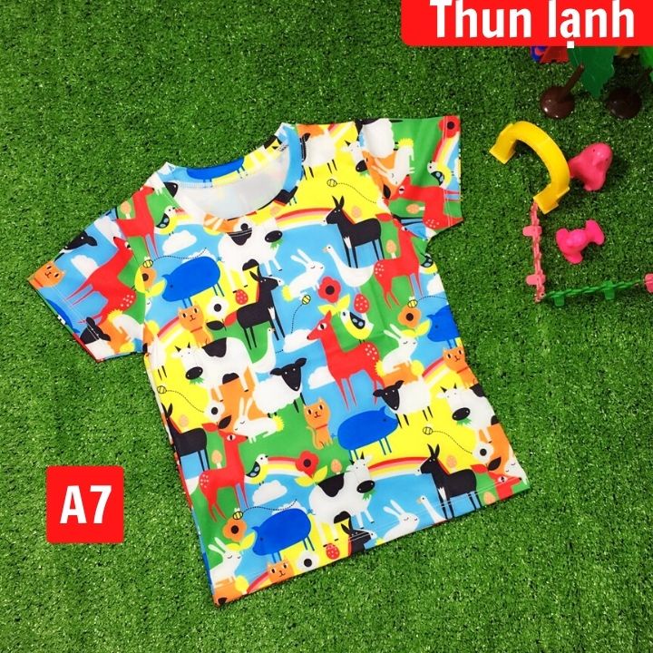 Áo thun bé trai hình siêu nhân 9-24kg. Chất thun cotton in 3d sắc nét. Giặt không vỡ hình - Tomchuakids