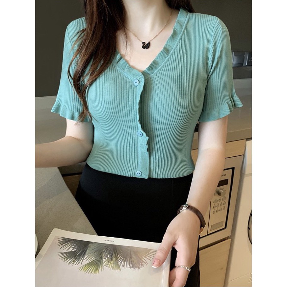 Áo Thun 👚 Áo cộc tăm lạnh siêu mềm mát 6 màu tươi tắn trẻ trung | BigBuy360 - bigbuy360.vn