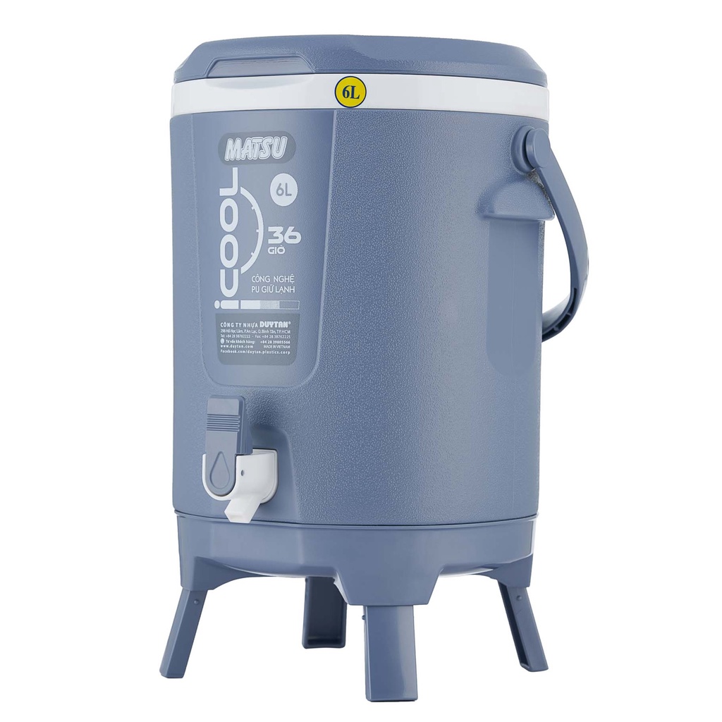 Thùng đựng nước đá MATSU ICOOL, thùng đá giữ lạnh 36 giờ 6 lít, 8 lít, 10 lít, 14 lít