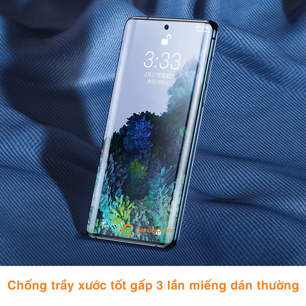 Dán màn hình Samsung S20 Plus full màn trong suốt PPF tự phục hồi vết xước chính hãng Mibo - Dán dẻo Samsung Galaxy S20