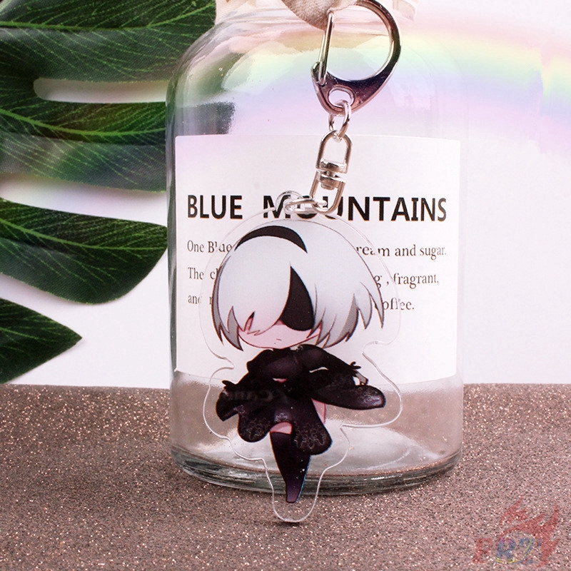 &gt;Ready Stock&lt; ❀ NieR:Automata Móc khóa ❀ YoRHa No. 2 Type B Cosplay Figures KeyRing Pendant Gifts