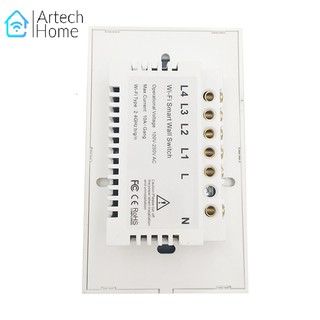 Công tắc TUYA smart cảm ứng 1 nút trắng (WIFI + RF)
