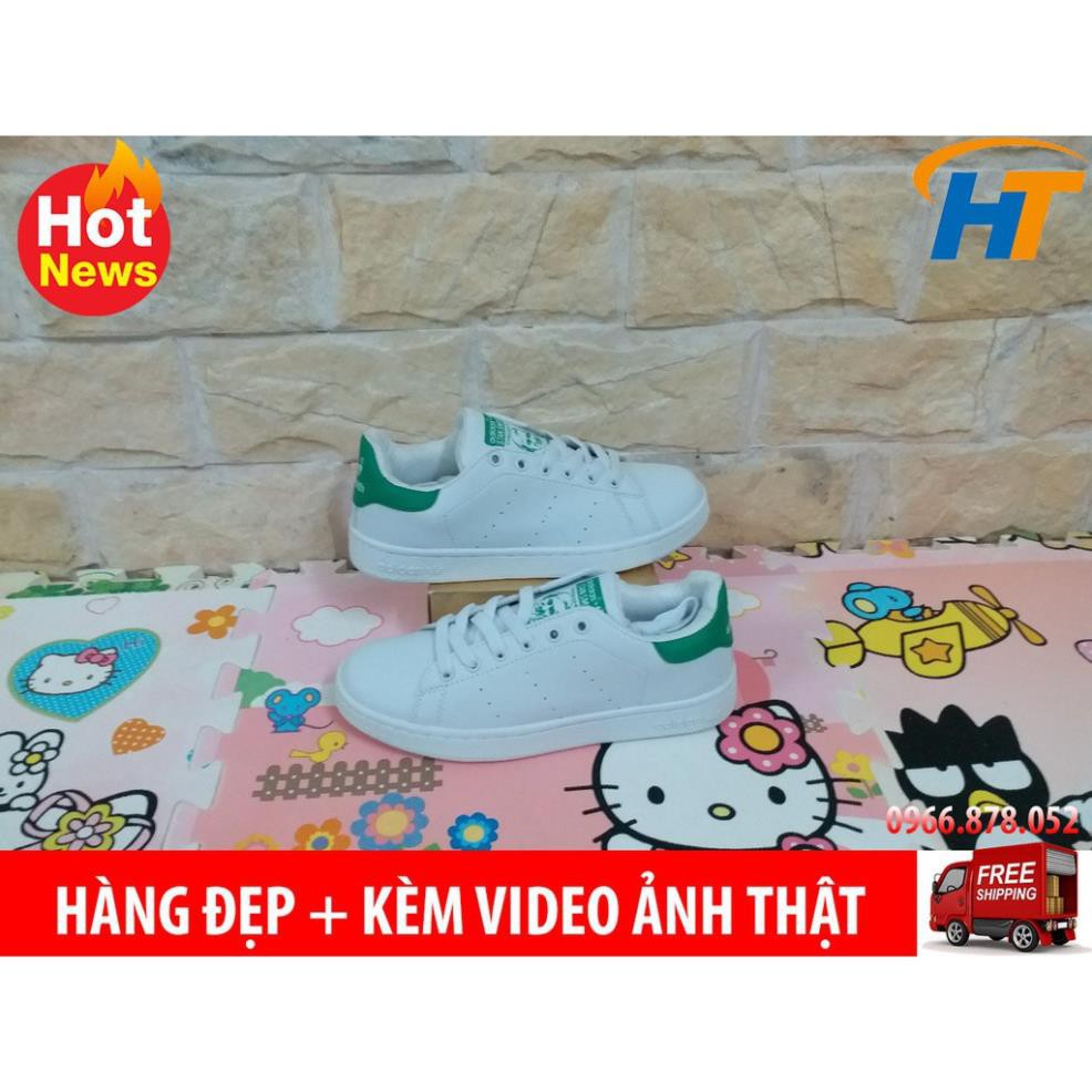 SALE [Chính Hãng] 🔥 ⚡[SALE OFF] Giày Adidas stan smith gót xanh lá Nam nữ Siêu Chất . 2020 new . :)) [ MỚI VỀ ] ↩ . ! '