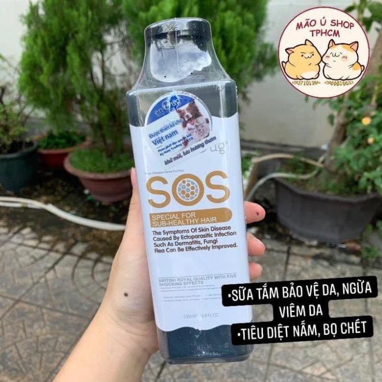 [CHÍNH HÃNG] Sữa Tắm SOS dành cho Chó Và Mèo (530ml)