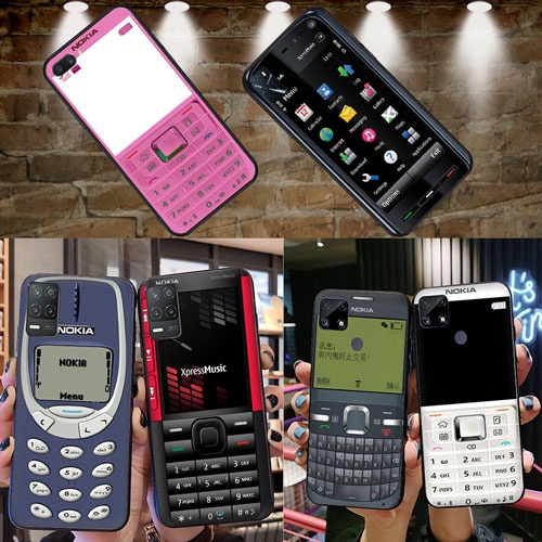 Ốp Điện Thoại Mềm Hình Điện Thoại Nokia Cho OPPO F5 A73 F7 F9 F9 Pro A7X F11 A9 F11 Pro F17 F17 Pro