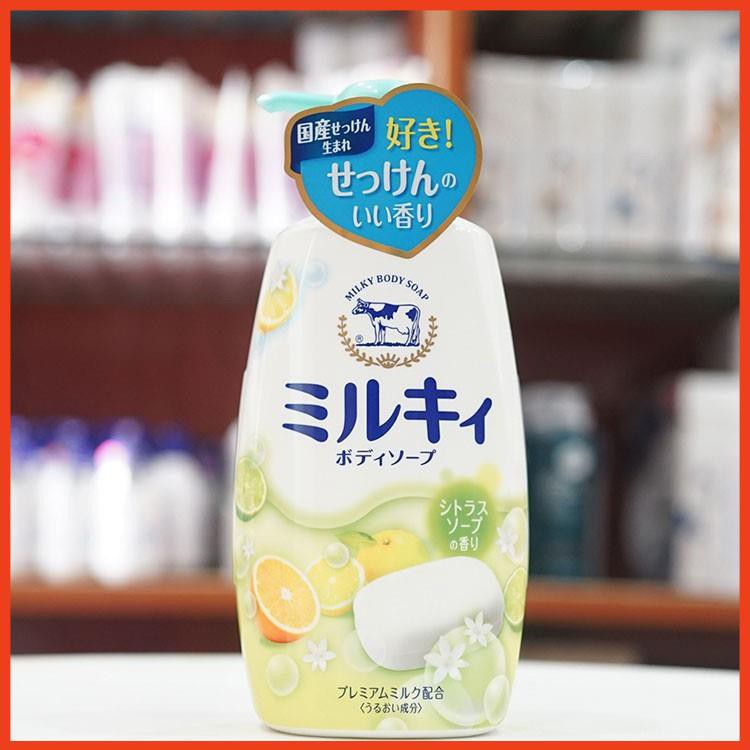 Sữa Tắm Milky Body Soap Cow 550ml Nhật Bản