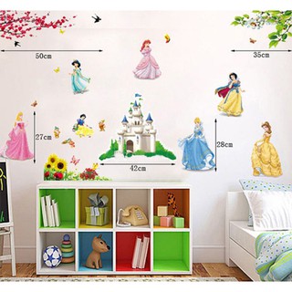 Giấy dán tường hoạt hình công chúa Disney