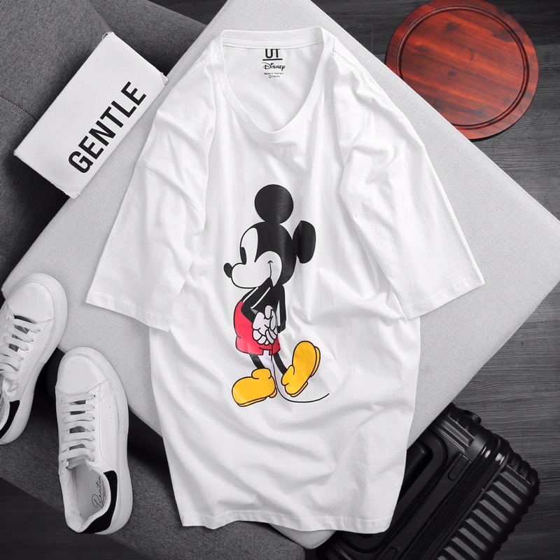 Áo Thun Hình Mickey Freesize - Vải Thun 100% Cotton - Hình In Rõ Nét - Mát, Co Giãn Tốt | BigBuy360 - bigbuy360.vn