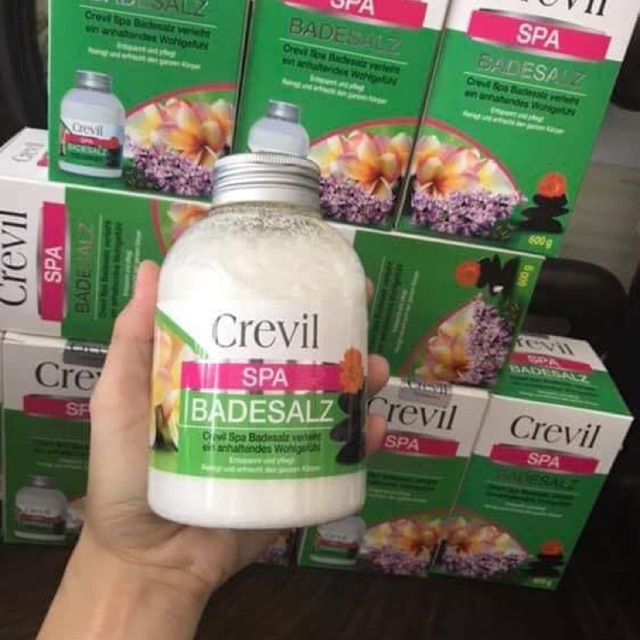 Combo Tẩy Da Chết CREVIL SPA BADESALZ 600g