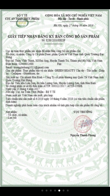 (HÀNG CHÍNH HÃNG)TINH CHẤT NƯỚC ÉP CẦN  TÂY GREEN BEAUTY(32 gói)kèm thẻ bảo hành | BigBuy360 - bigbuy360.vn