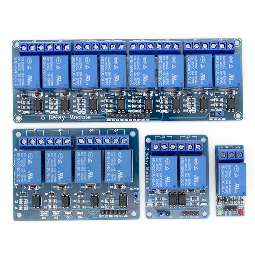 Mô Đun Rơ Le 1ch 2 4ch 8ch 5v Cho Arduino 1 Kênh 2ch 4ch