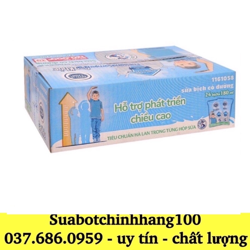 thùng 24 bịch sữa cao khoẻ 180ml