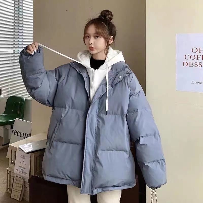 Áo phao nam nữ mũ áo hoodile phong cách hàn quốc trẻ trung cho mua đông AK7