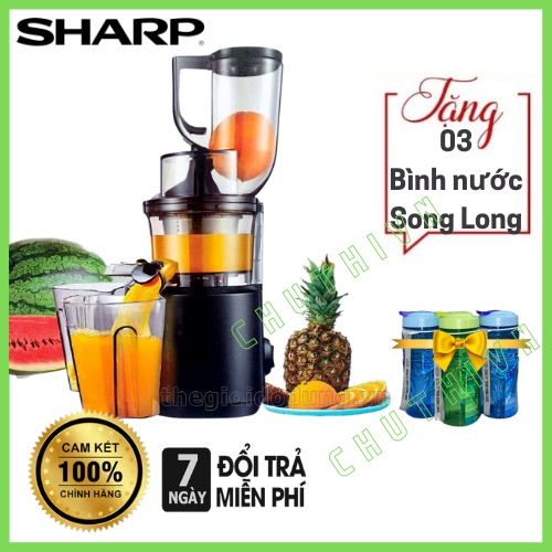 (Mã CHUTHI1 giảm 10K) Máy ép chậm cao cấp Sharp KS-666(Tặng 3 bình nước cao cấp) -  New 2021