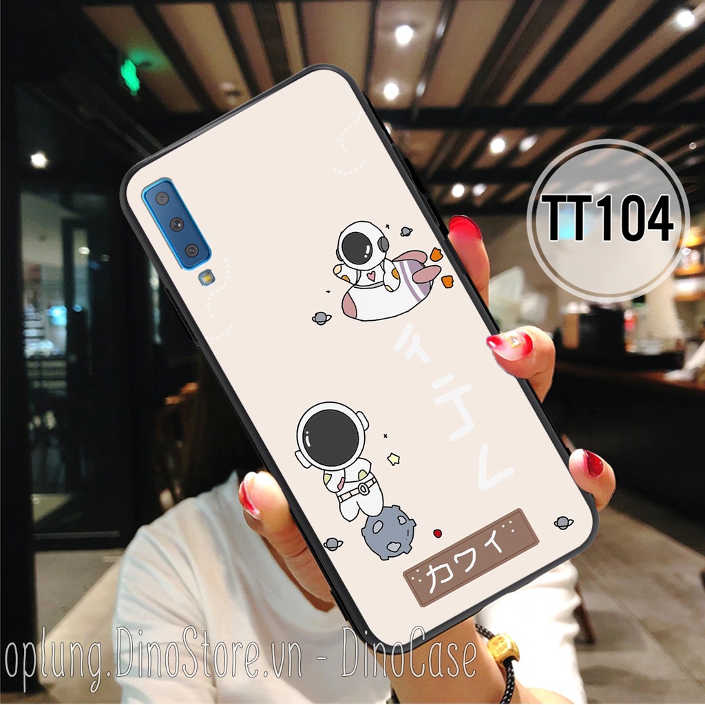 Ốp Samsung A7 2018 / A9 2018 / A50 / A70 - Ốp lưng nhựa bảo vệ camera chống bám bẩn hình vũ trụ ngân hà hành tinh.