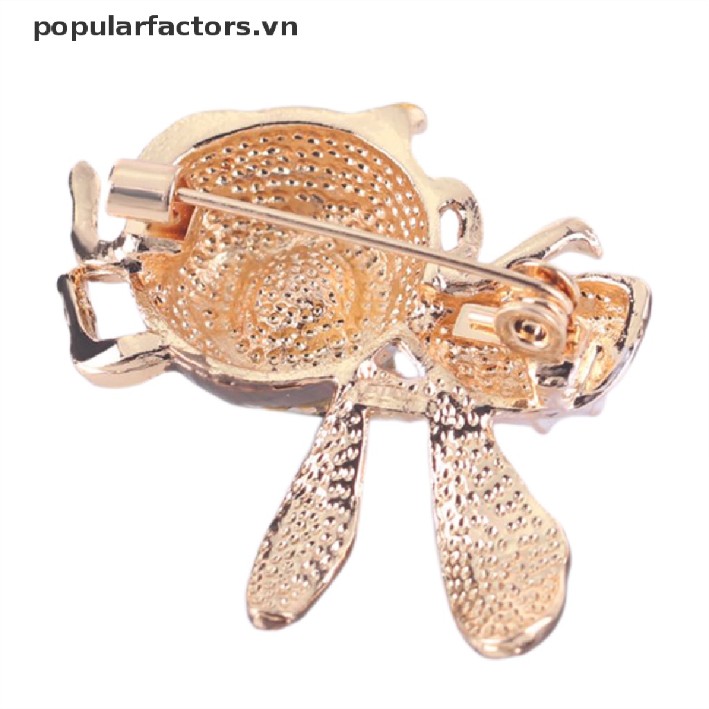 Ghim Cài Áo Hình Chú Ong Đính Đá Thời Trang Cho Nữ