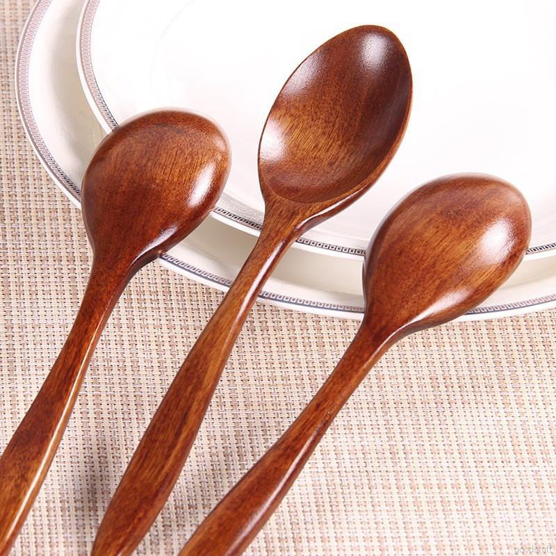 Muỗng Gỗ Nhỏ 18cm Phong Cách Nhật Bản
