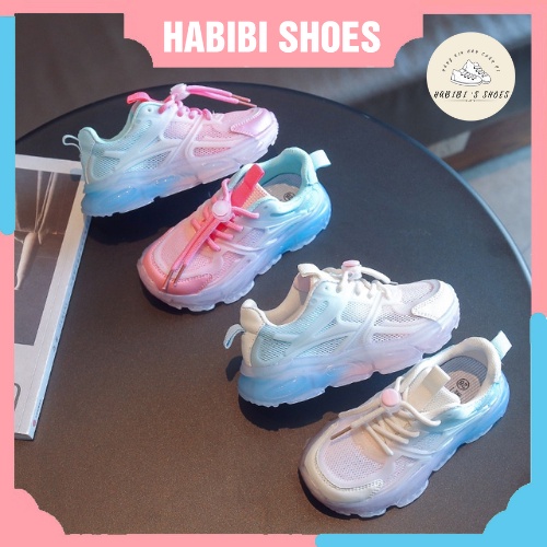 Giày Thể Thao Cho Bé Trai Bé Gái Cao Cấp Thoáng Khí Đế Mềm - Giày Sneaker Trẻ Em Thời Trang 263B - HABIBI SHOES