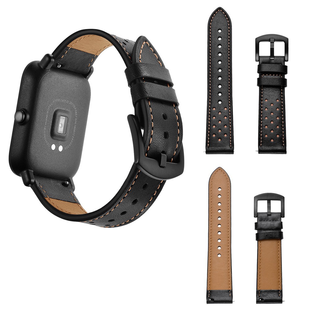 Dây đeo da 20mm dành cho đồng hồ thông minh Huami Amazfit Bip Youth