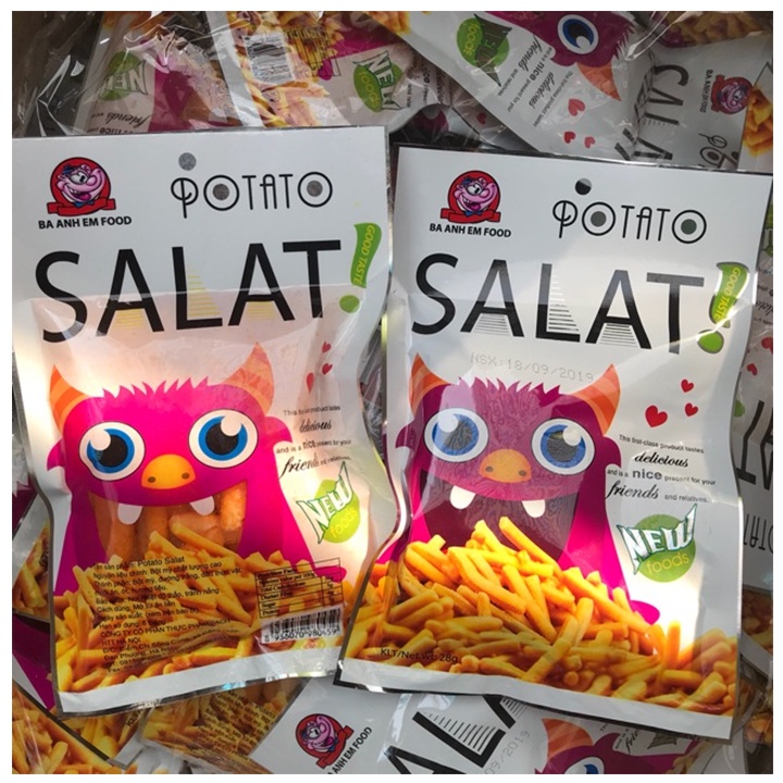 Gói snack potato salat giòn ngon