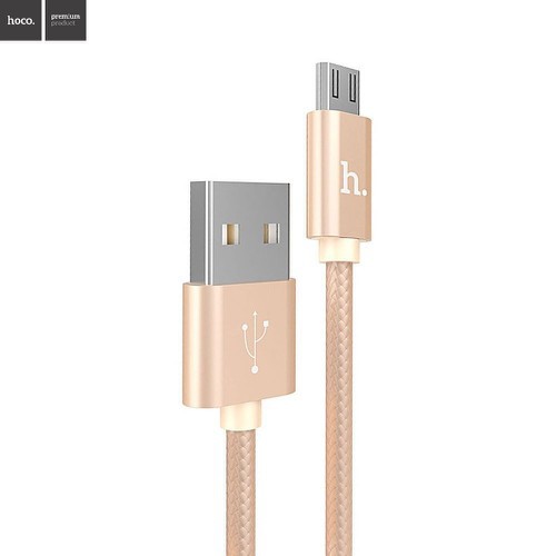 Cáp sạc nhanh Hoco X2 dây dù siêu bền 2.4A, dây dài 1m
