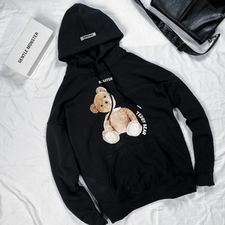 Áo nỉ hoodie Beaster Teddy Bear đen, áo hoodie dài tay nam nữ unisex , MSW Town