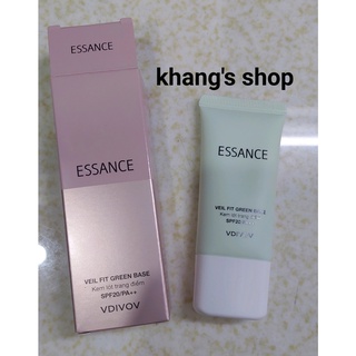 kem lót Essance veil fit green base SPF20/PA++