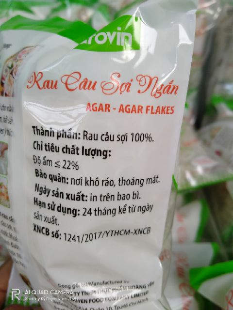 ❤🍀RAU CÂU SỢI NGẮN CTY HOÀNG YẾN (BẾP KETO TPHCM ) GÓI 20GRAM. | BigBuy360 - bigbuy360.vn
