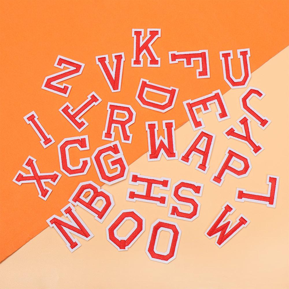 Bộ 26 Miếng Vá Quần Áo Hình Chữ Cái Alphabet