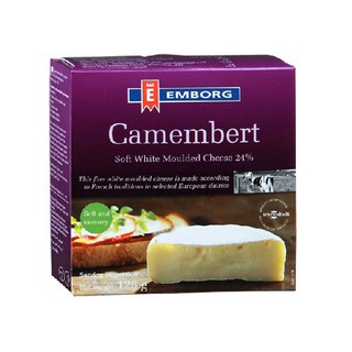 Phô Mai Danish Camembert hiệu Emborg hộp 125g
