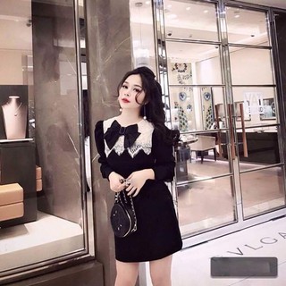 Đầm Nơ Tiểu Thư 60MA109 - Hàng Cao Cấp