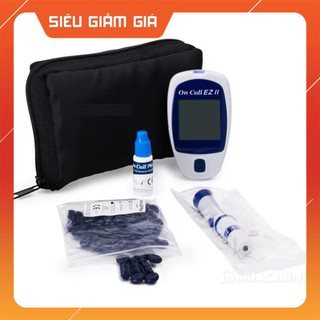 Máy đo đường huyết on call ez ii - tặng hộp 25 que thử