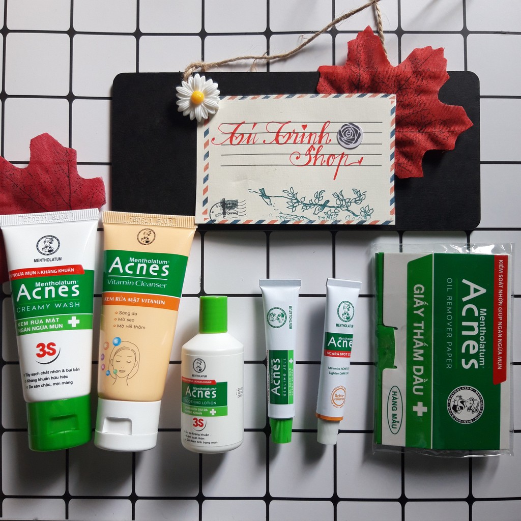 (HÀNG DÙNG THỬ) Combo 7 món Acnes chăm sóc da | BigBuy360 - bigbuy360.vn