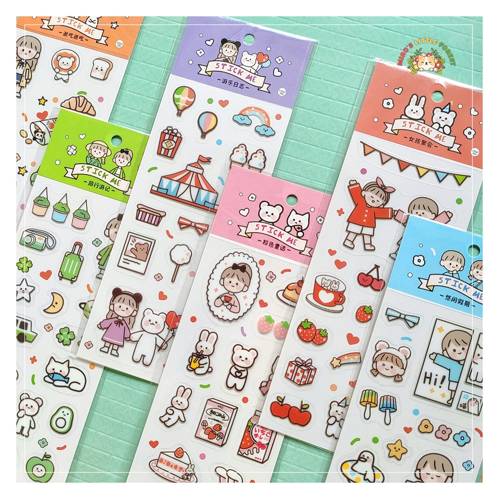 STICKER 2 TẤM HAPPY TIME | MST249
