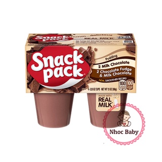Váng sữa Pudding Snack Pack cho bé từ 6 tháng tuổi