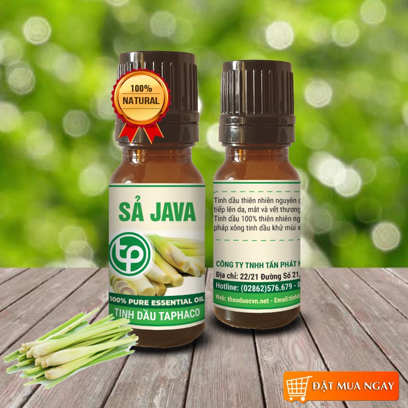 Tinh Dầu Sả Java 10ml - TaPha Khử Mùi