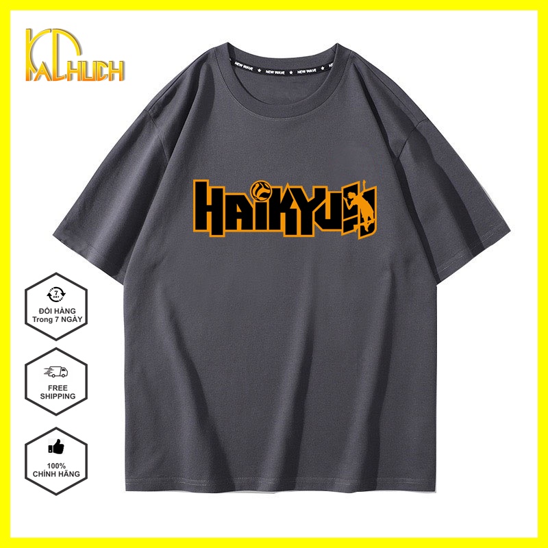 ÁO THUN NAM NỮ UNISEX TAY LỠ FORM RỘNG IN HAIKYUU SIÊU HOT