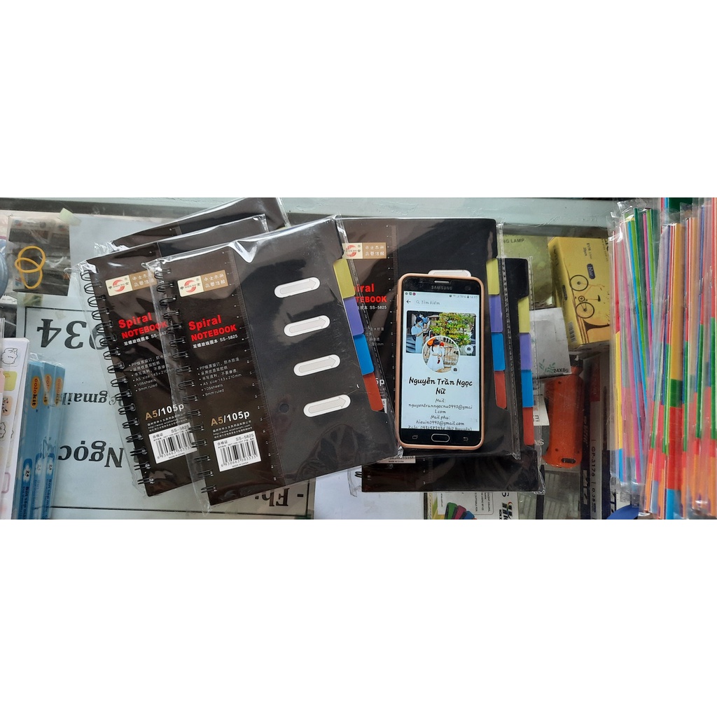 Sổ lò xo A5 phân trang - 30.000đ