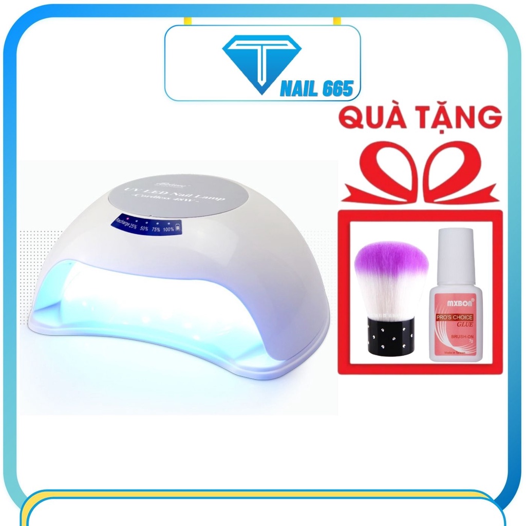 Máy hơ gel tích điện IBELIEVE cao cấp , Đèn hơ gel tích điện led uv sấy móng gel chính hãng