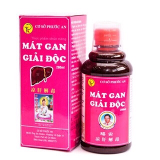 Mát Gan Giải Độc Phước An chai 280ml ( đổi mẫu mới mát gan thanh nhiệt)
