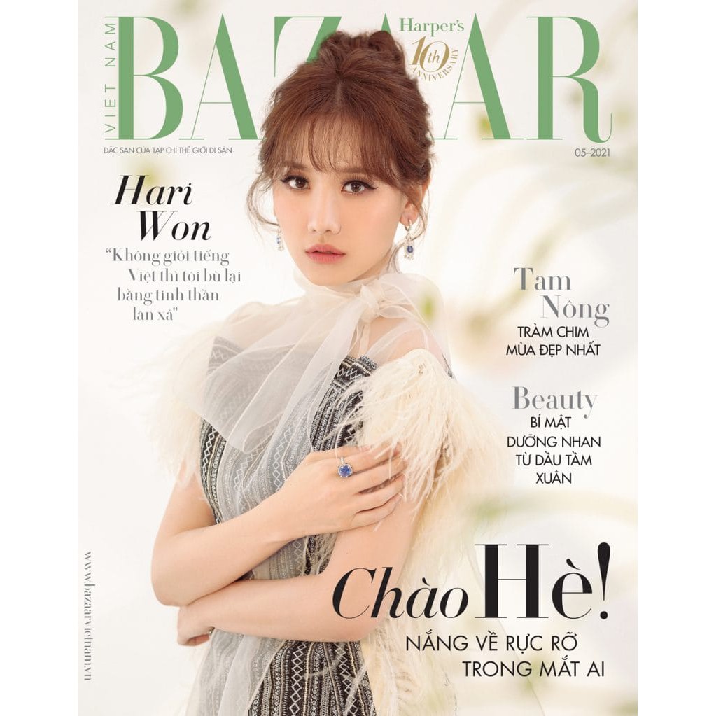 Tạp Chí Harper's Bazaar VN số tháng 5/2021 (Bìa ảnh Hariwon)