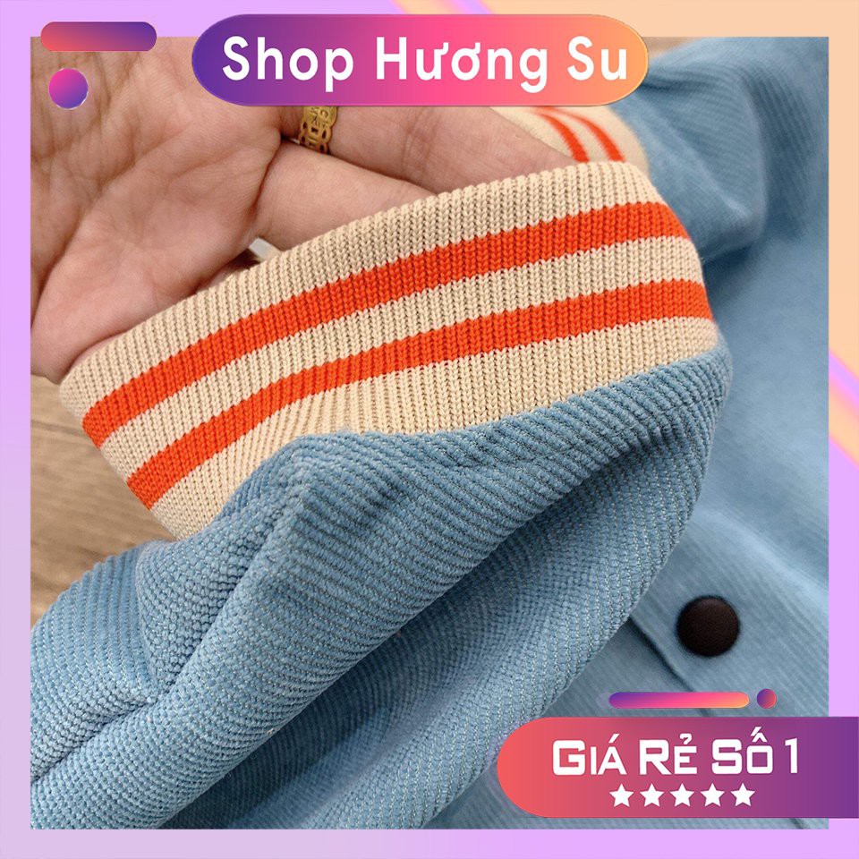 [Mã WASTMAY giảm 15% tối đa 30K đơn 150K] Áo Bomber Vải Nhung Gân Unisex "Cầu Vồng DEEP END" - HS | BigBuy360 - bigbuy360.vn